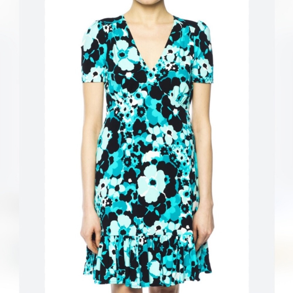 MICHAEL Michael Kors Floral Matte Jersey Dress